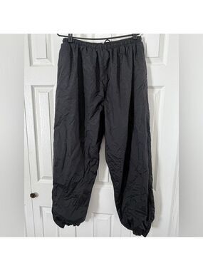 Men's Black Grand Canyon Lined  Elastic-Waist Pants Size L. Can be unisex.